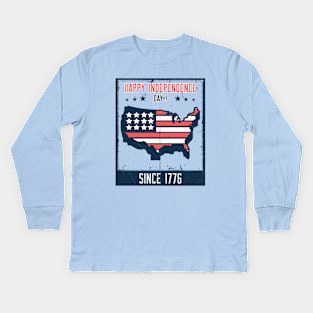 4th of July - Independence Day Kids Long Sleeve T-Shirt